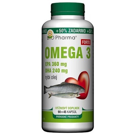 Bio Pharma Omega 3 Forte 1200 mg 135 gélules