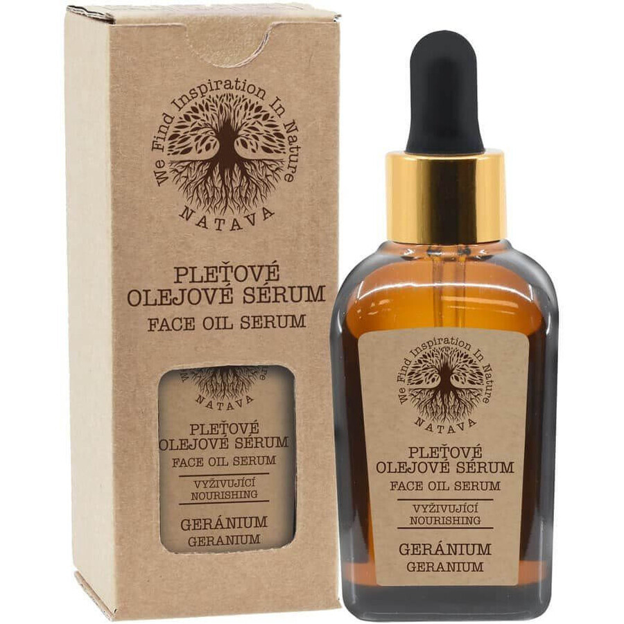 Siero olio viso Natava - Geranio 30 ml