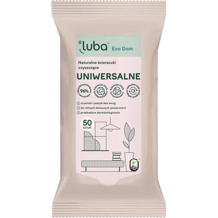 Luba EKO salviette detergenti naturali - universali 50 pz.