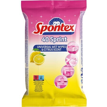 Salviette umidificate Spontex Sprint 40 pz.