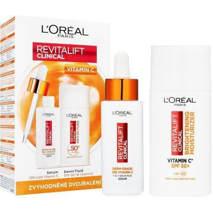 L'Oréal Paris Revitalift Clinical Vitamine C Duopack, 80 ml