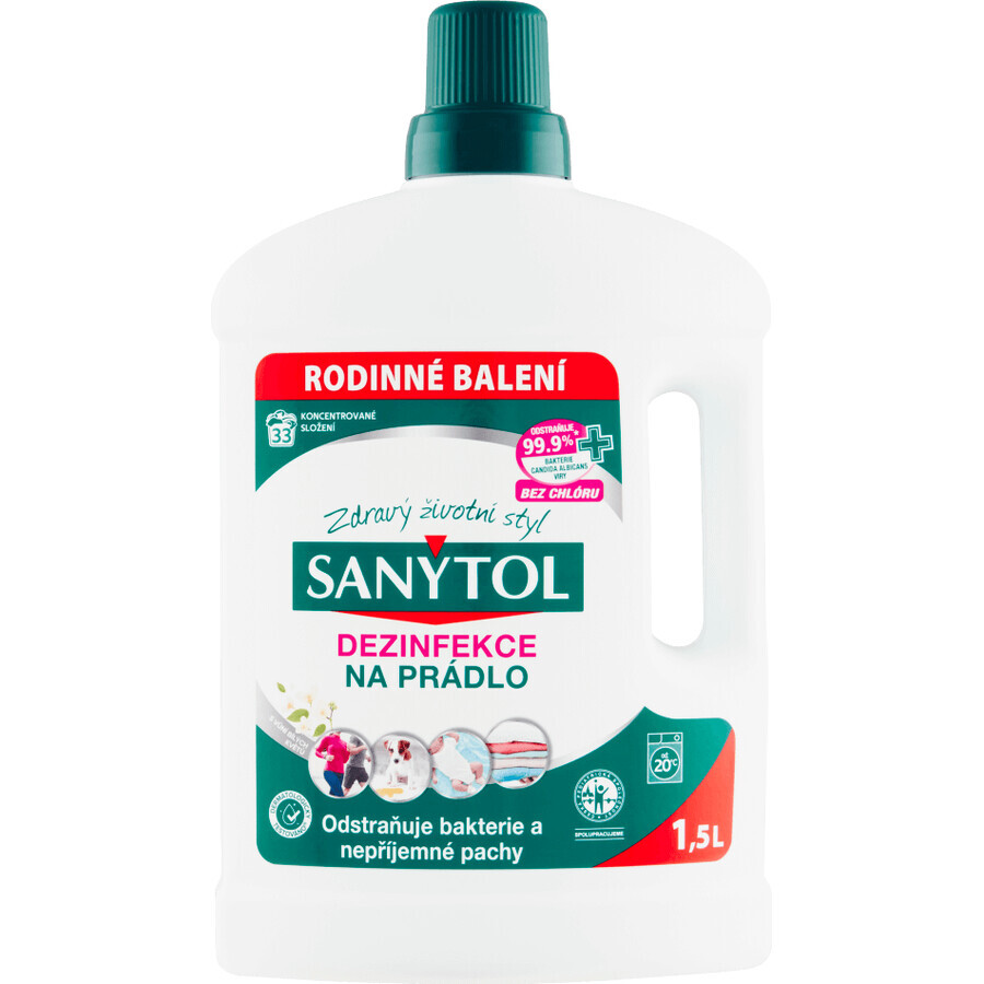 Sanytol Laundry disinfectant White flowers 1,5 l 1500 ml