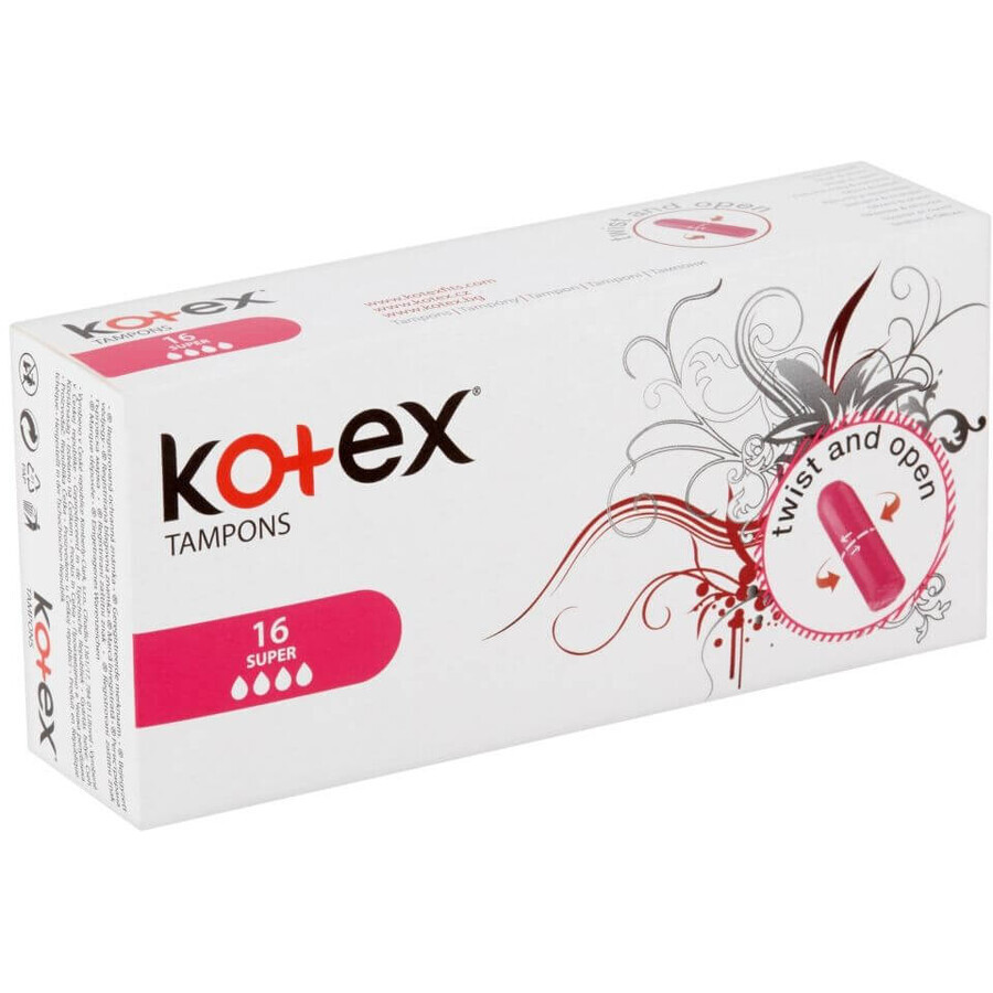 Kotex Super Damenbinden Damenbinden 16 Stück