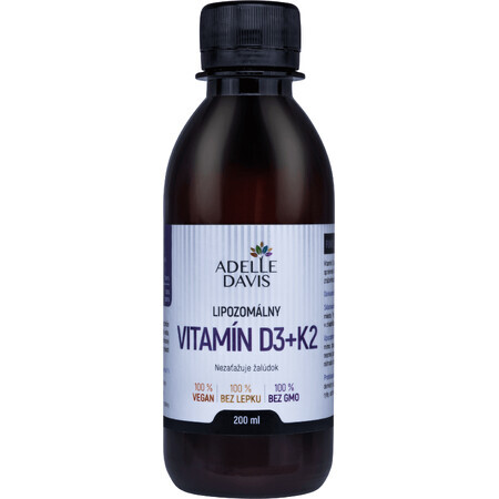 Adelle Davis Vitamina D3+K2 liposomiale 200 ml