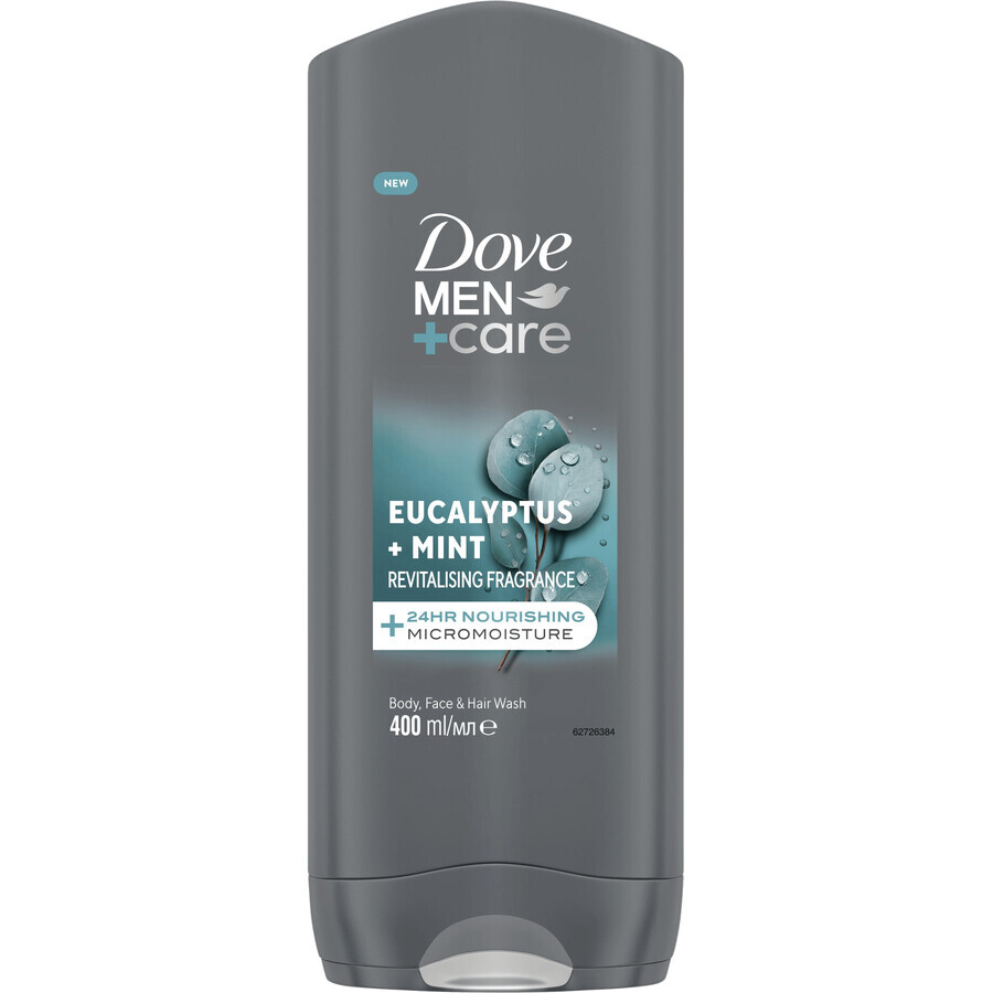 Dove Men+Care Gel doccia alla menta e all'eucalipto 400 ml