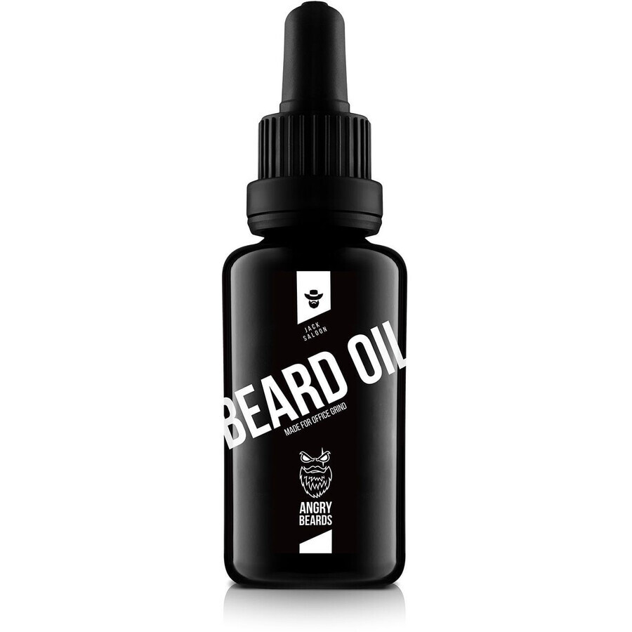 Olio per barba Angry Beards Jack Saloon 30 ml