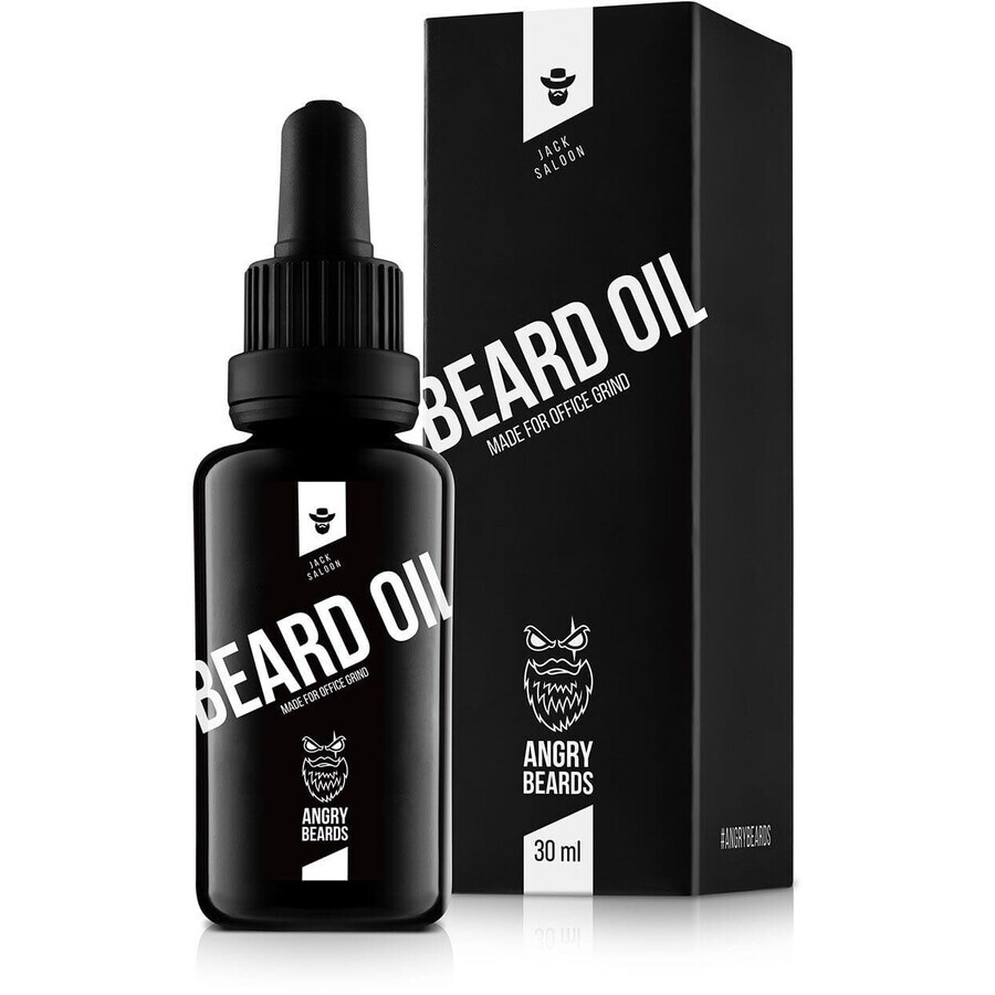 Olio per barba Angry Beards Jack Saloon 30 ml