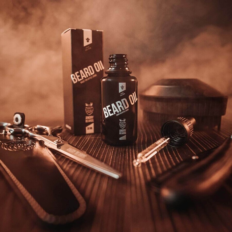 Olio per barba Angry Beards Jack Saloon 30 ml