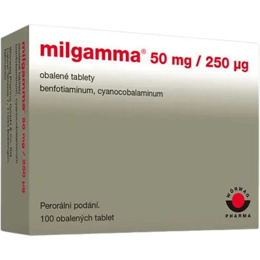 Milgamma 50 mg/250 µg 100 compresse