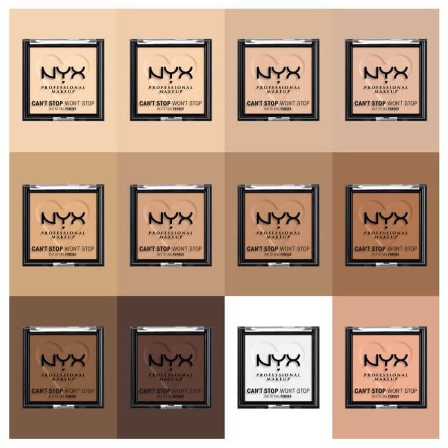 NYX Professional Makeup NYX Professional Makeup Can't Stop Won't Stop Mattifying Powder - 13 Bright Peach 6 g