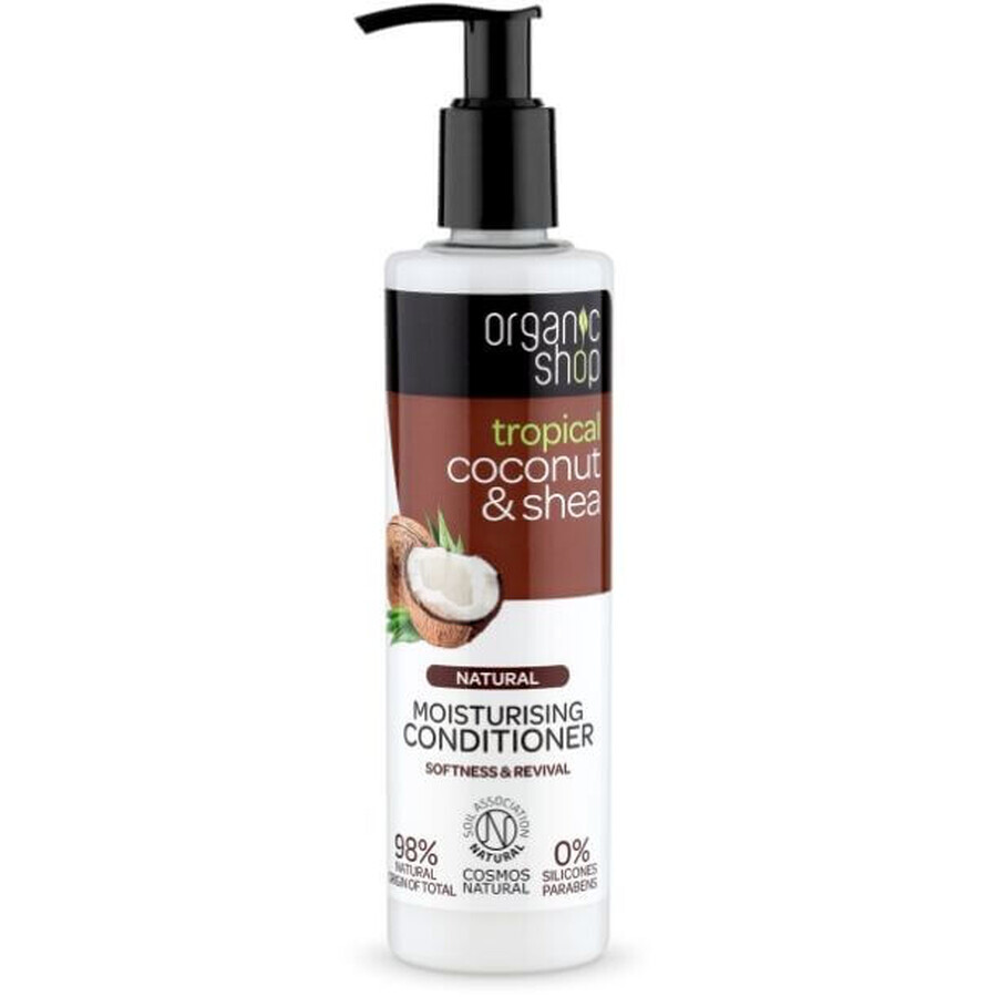 Natura Siberica Organic Shop - Kokosnoot & Butterscotch Hydraterende Conditioner 280 ml