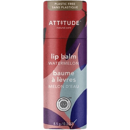 Attitude Natural lip balm with watermelon flavor 8,5 g