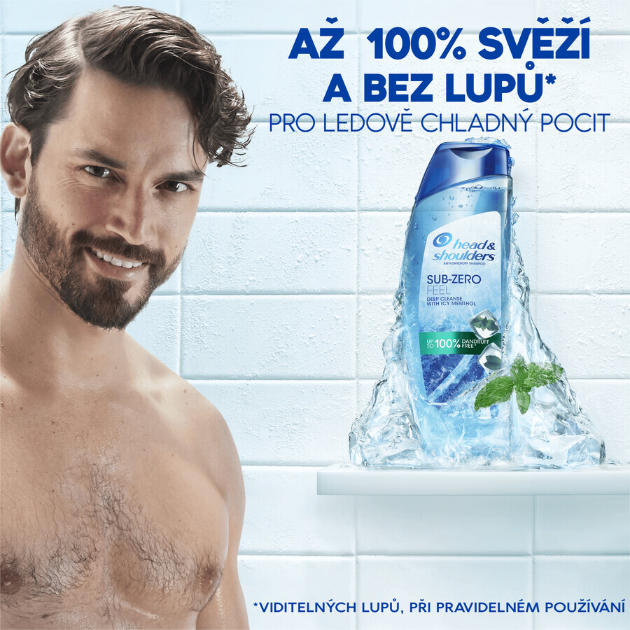 Șampon anti-mătreață Head & Shoulders Deep Cleanse Sub Zero Feel 300 ml