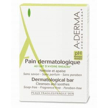 A-Derma PAIN DERMATOLOGIQUE D'AVOINE RHEALBA Cubo detergente dermatologico 100 g