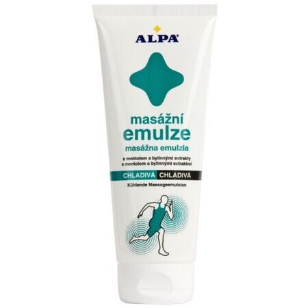 Alpa Emulsione da massaggio rinfrescante al mentolo 210 ml