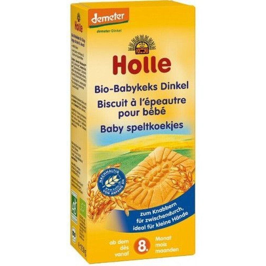 Biscuiți Holle bio pentru copii cu spelt 150 g