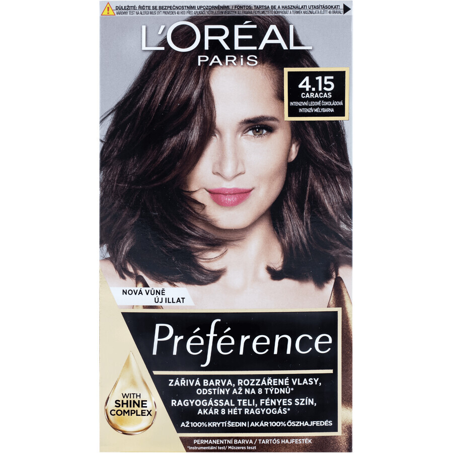 L'Oréal Paris Haarfarbe Recital Vorliebe 4.15/M1 Caracas