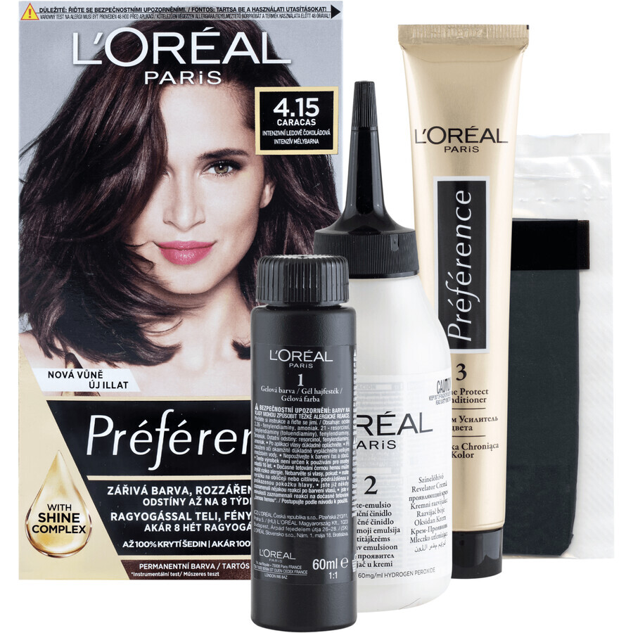 L'Oréal Paris Haarfarbe Recital Vorliebe 4.15/M1 Caracas