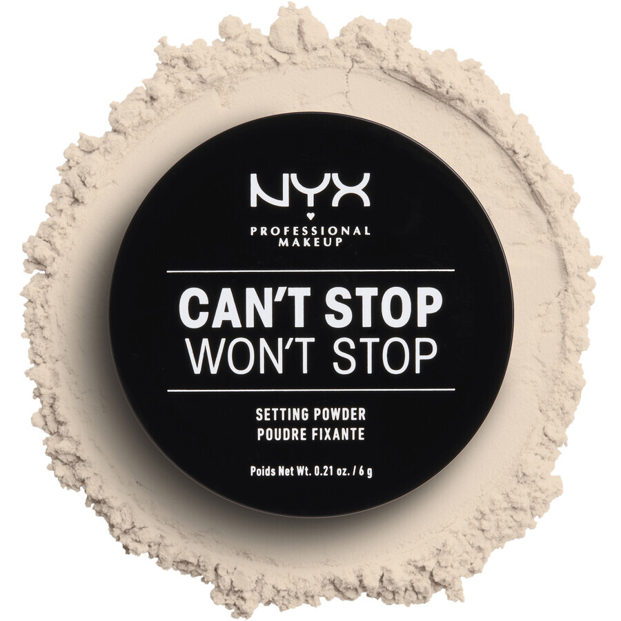 NYX Professional Makeup Professional Makeup Can't Stop Won't Stop Setting Powder Setting Powder - 01 Light 6 g