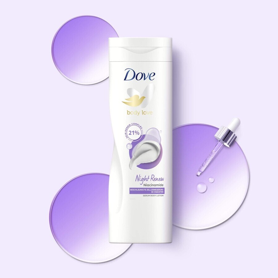 Dove Night renew body serum 400 ml