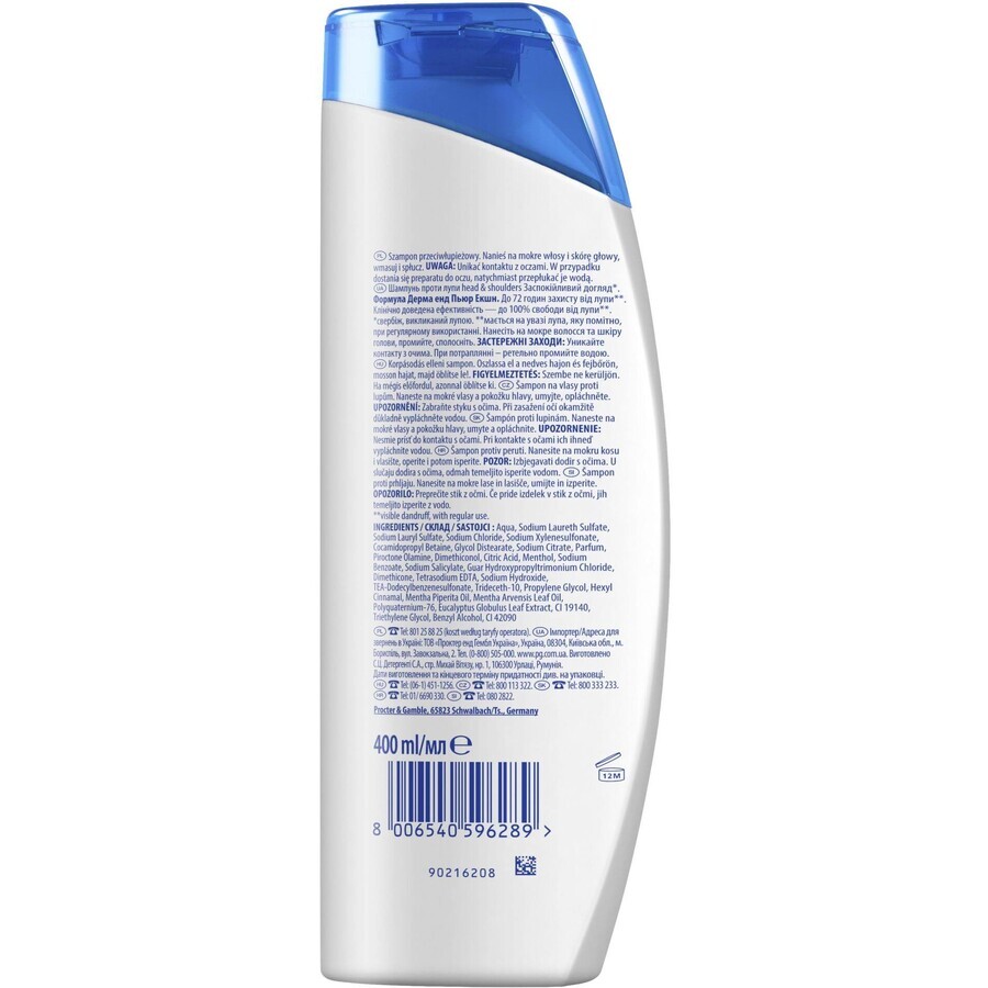 Head & Shoulders Shampooing antipelliculaire 400 ml