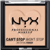 NYX Professional Makeup NYX Professional Makeup Can't Stop Won't Stop Mattifying Powder Compact Powder - shade 03 Light Medium 6 g