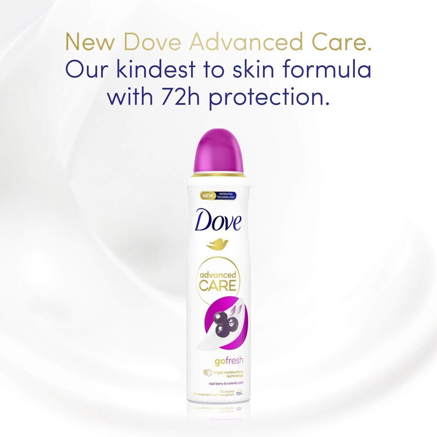 Dove Advanced care go fresh spray antitranspirante Acai 150 ml