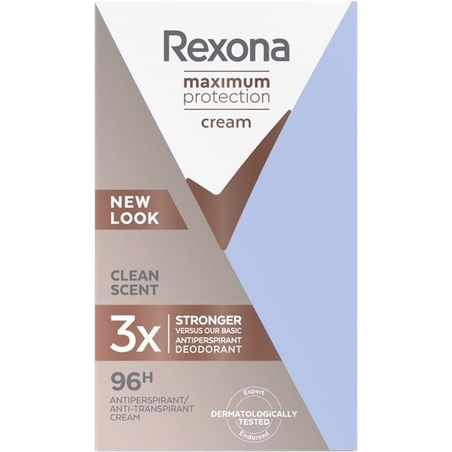 Rexona Maximum Protection antitranspirantcrème vaste crème met zuivere geur 45 ml