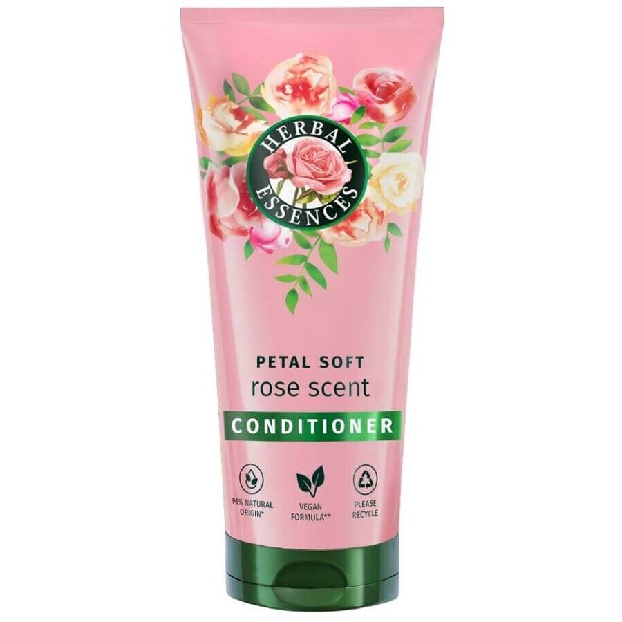 Herbal Essences Profumo di Rosa Petalo Morbido Balsamo nutriente per capelli secchi 250 ml