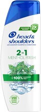 Head &amp; Shoulders Menthol Fresh 2in1 shampoo e balsamo antiforfora 330 ml