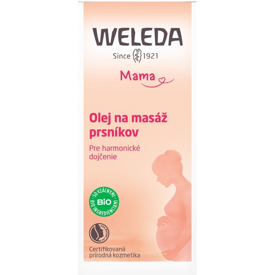 Weleda Huile de massage pour les seins 1 x 50 ml