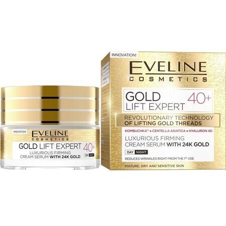 Eveline Cosmetics Gold Lift Expert Crema de Día y Noche 40+ 50 ml