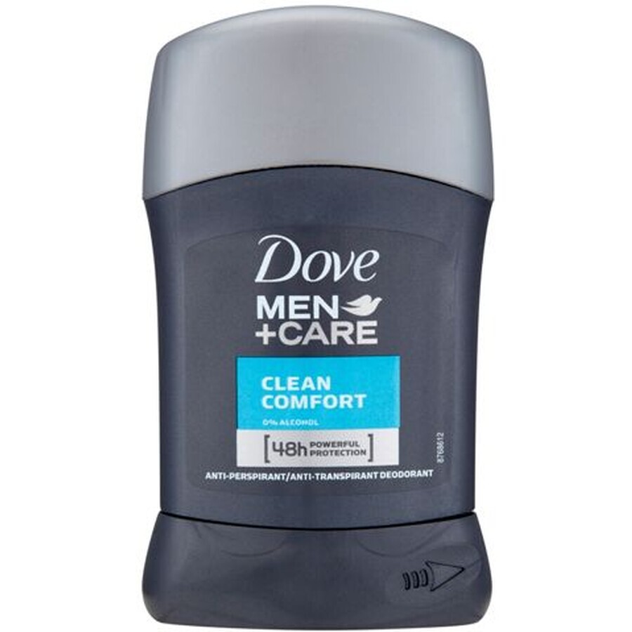 Dove Men+Care Men+Care Clean Comfort Antitranspirante Sólido para Hombre 50 ml