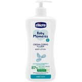 Chicco Baby Moments Lait corporel avec distributeur 87% d'ingrédients naturels 500 ml