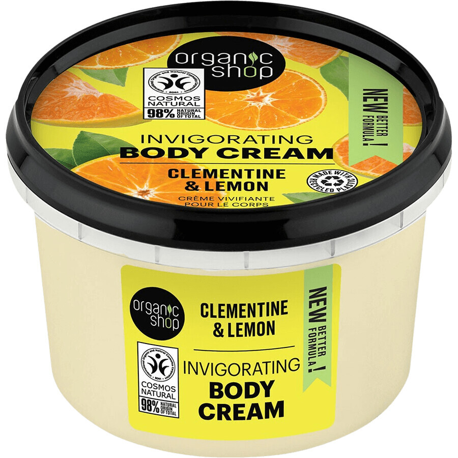 Organic Shop Crema Corpo Rinvigorente Clementina e Limone 250 ml