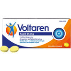 Voltaren Rapid 25 mg capsule molli per un rapido sollievo dal dolore con effetto antinfiammatorio 20 capsule molli