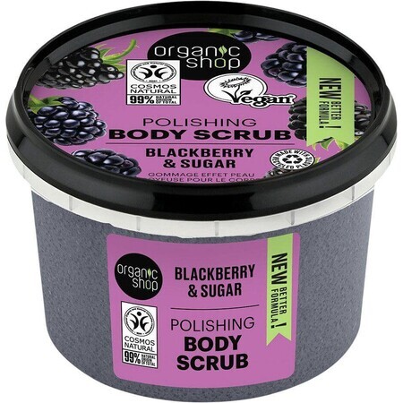 Organic Shop Scrub levigante per il corpo alle more e allo zucchero 250 ml