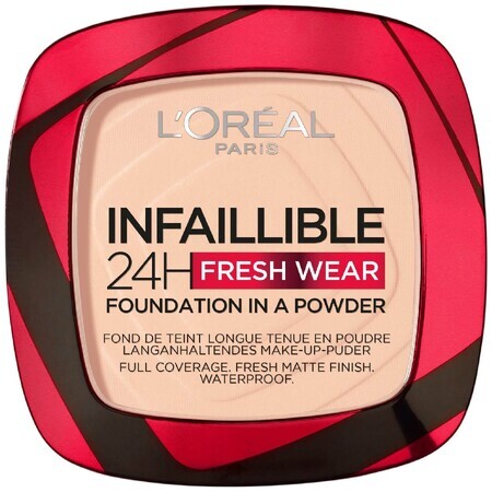 L'Oréal Paris Infaillible 24H Fresh Wear Makeup Puder 180 Rose Sand 9 g