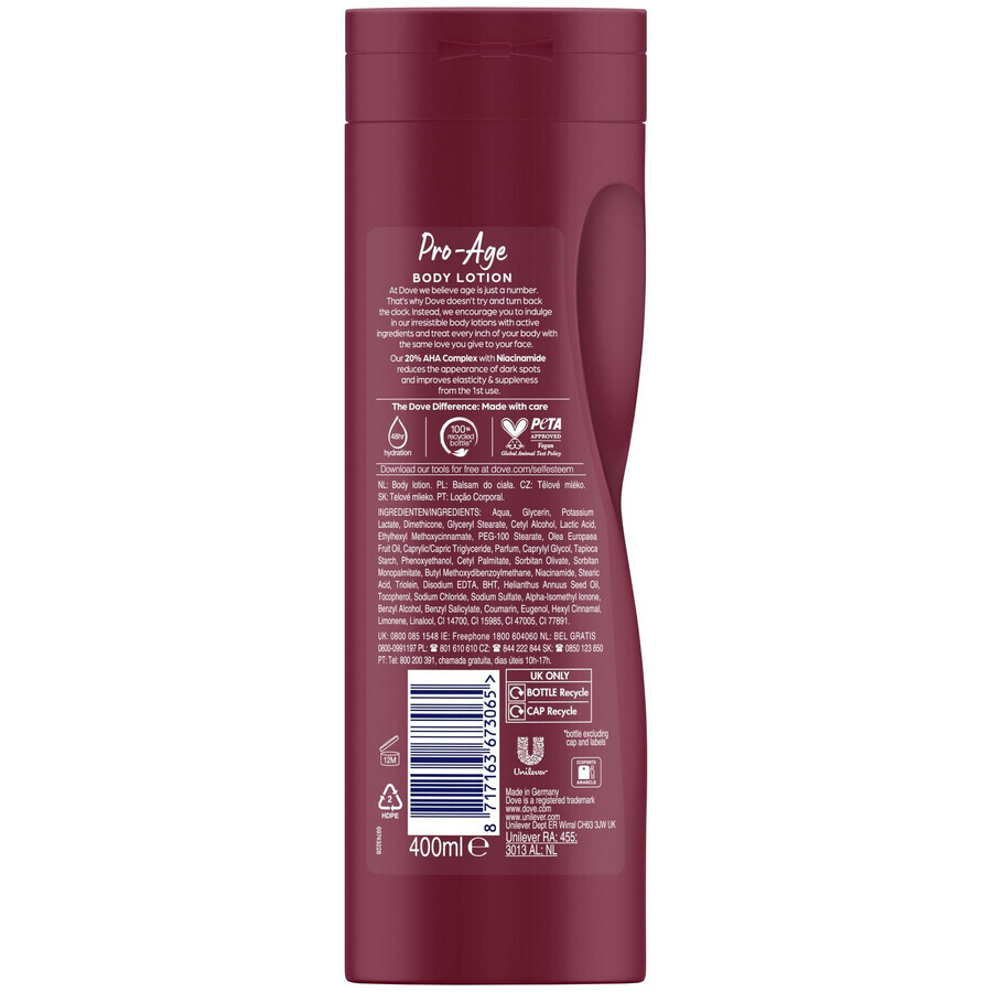 Dove Pro-Age Lozione per il corpo 400 ml