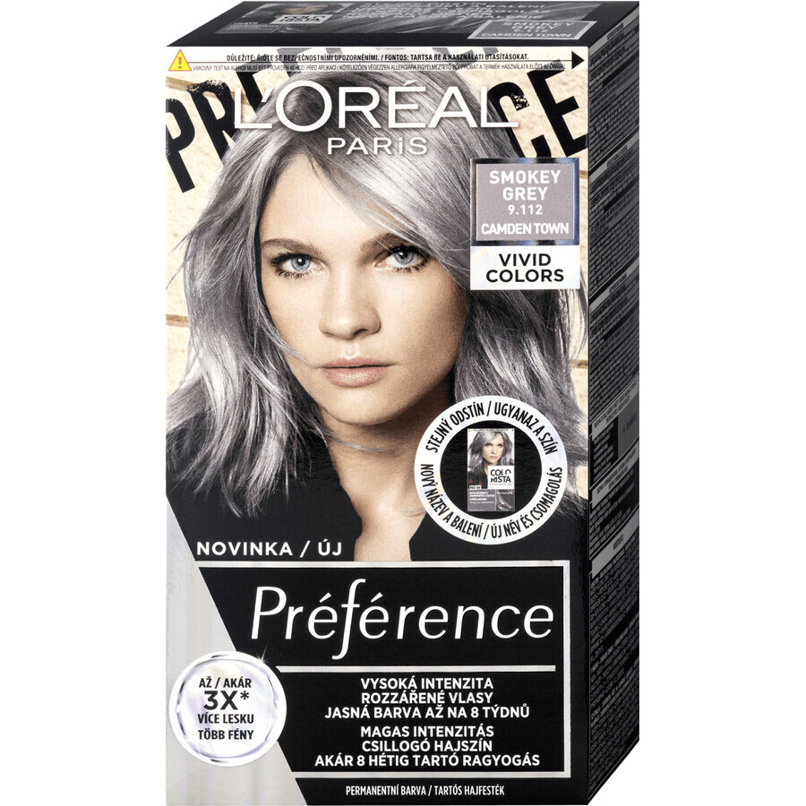 L'Oréal Paris Préférence Vivid Colors permanente Haarfarbe 9.112 Camden Town 150 ml