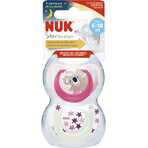 Nuk Schnuller Star Den&Night 6-18 m rosa 2 Stück