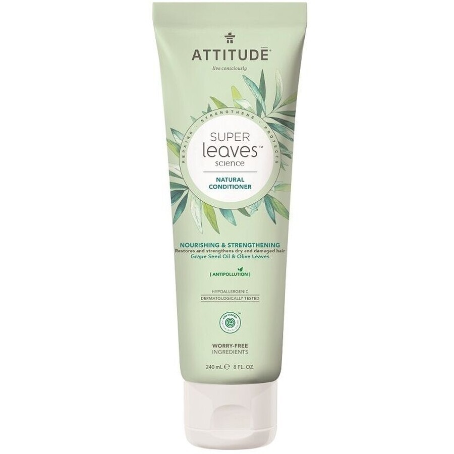 Attitude Super Leaves Detoxifying, nourishing Super Leaves Conditioner for dry and damaged hair 240 ml