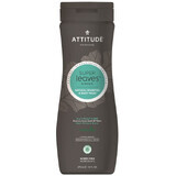 Attitude Super Leaves Shampoo e sapone per il corpo da uomo disintossicante e antiforfora (2in1) 473 ml