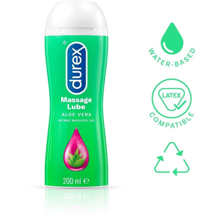 Durex Lubricating Play Massage Gel 2in1 with Aloe Vera 200 ml