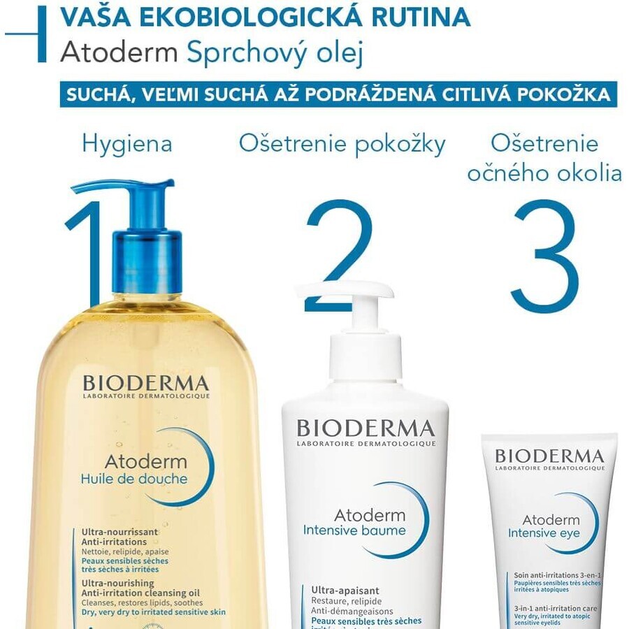 Bioderma Atoderm Olio doccia per pelli da molto secche a atopiche 500 ml