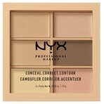 NYX Professional Makeup 3C Palette Concealer Light 15 g