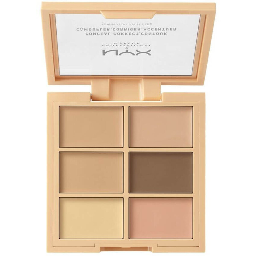 NYX Professional Makeup 3C Palette Concealer Light 15 g