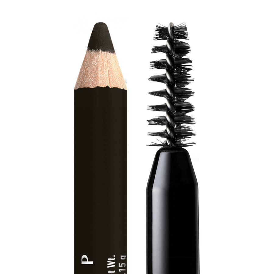 NYX Professional Makeup Powder Louder Brow Pencil Eyebrow Pencil, black