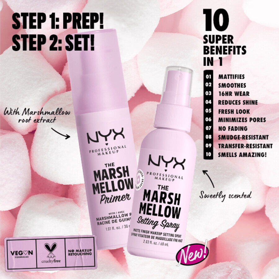 NYX Professional Makeup Marshmellow Hold Hairspray Hold Hairspray 05 60 ml