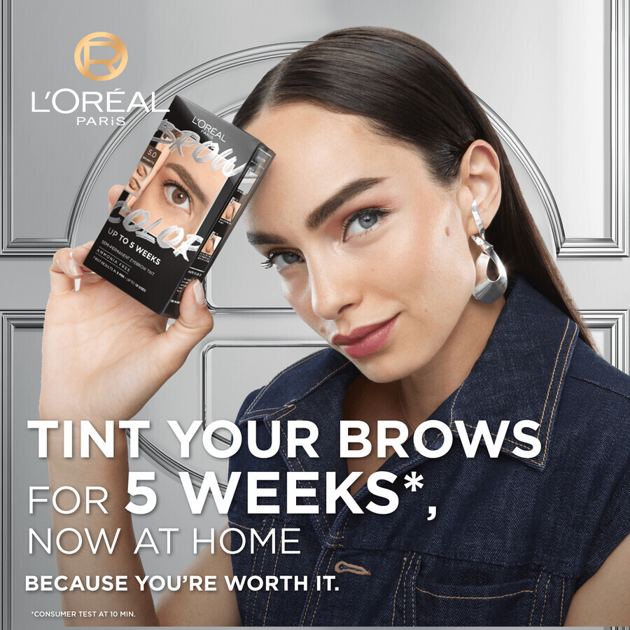 L'Oréal Paris Brow Color 5.0 Brunet couleur semi-permanente pour les sourcils